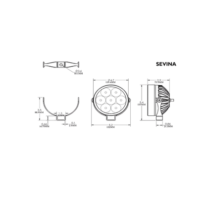Auxiliary Servina Led Light -Clearwater