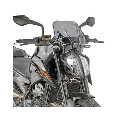 Specific Windscreen, Smoked for KTM Duke 790 - Givi