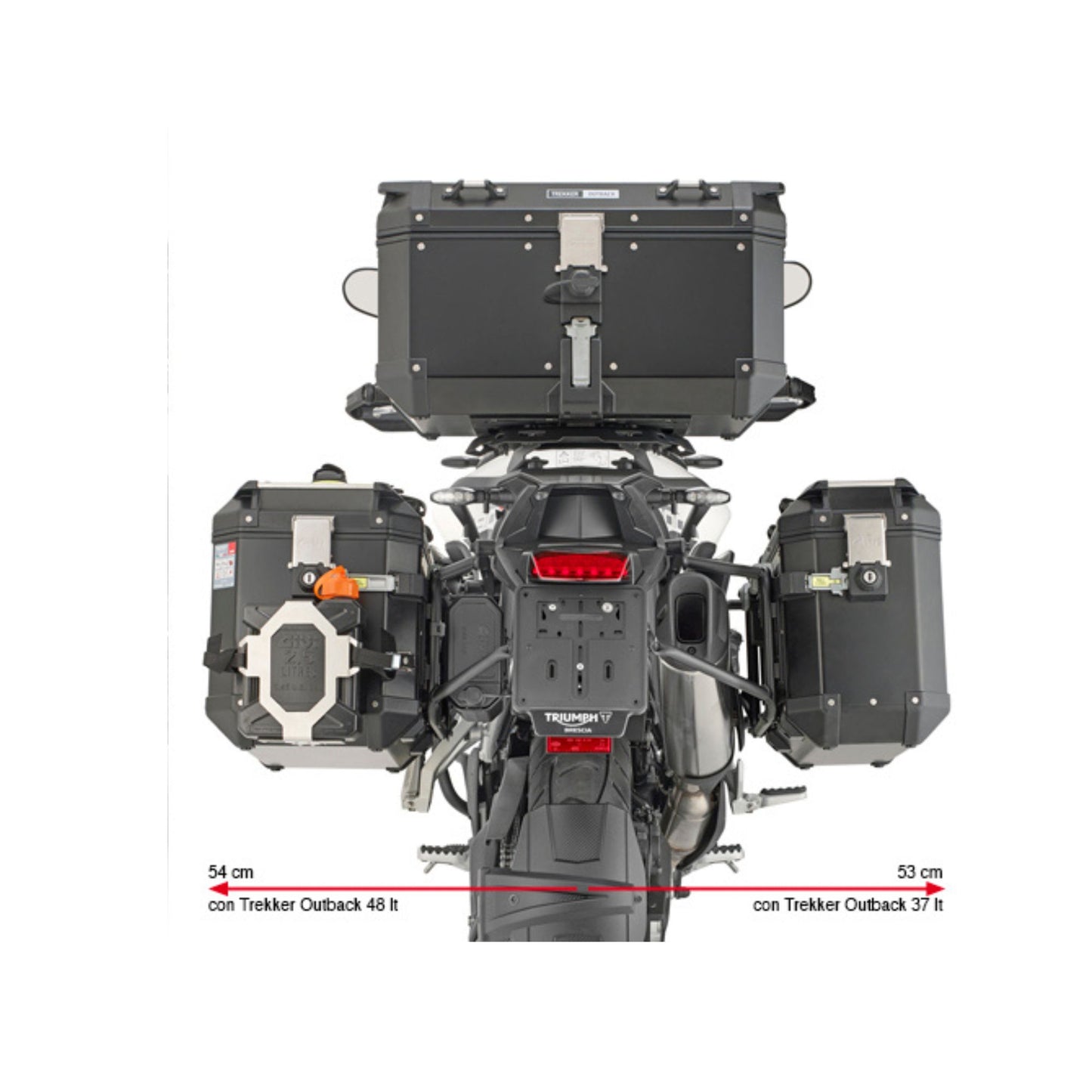 Monokey Side Rack For Triumph Tiger 900 2024 -Givi