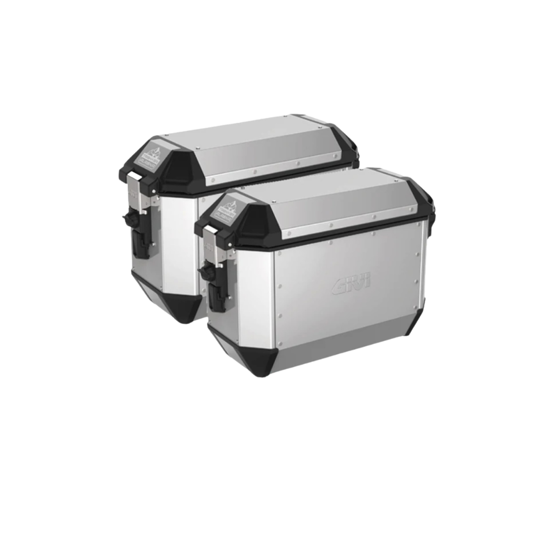 ALA36APACK2  Monokey Side Box Trekker Alaska Silver Pair  - Givi