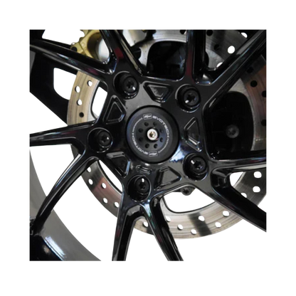 Triple Black Rear Spindle Bobbins For BMW R1300GS-Evotech Performance