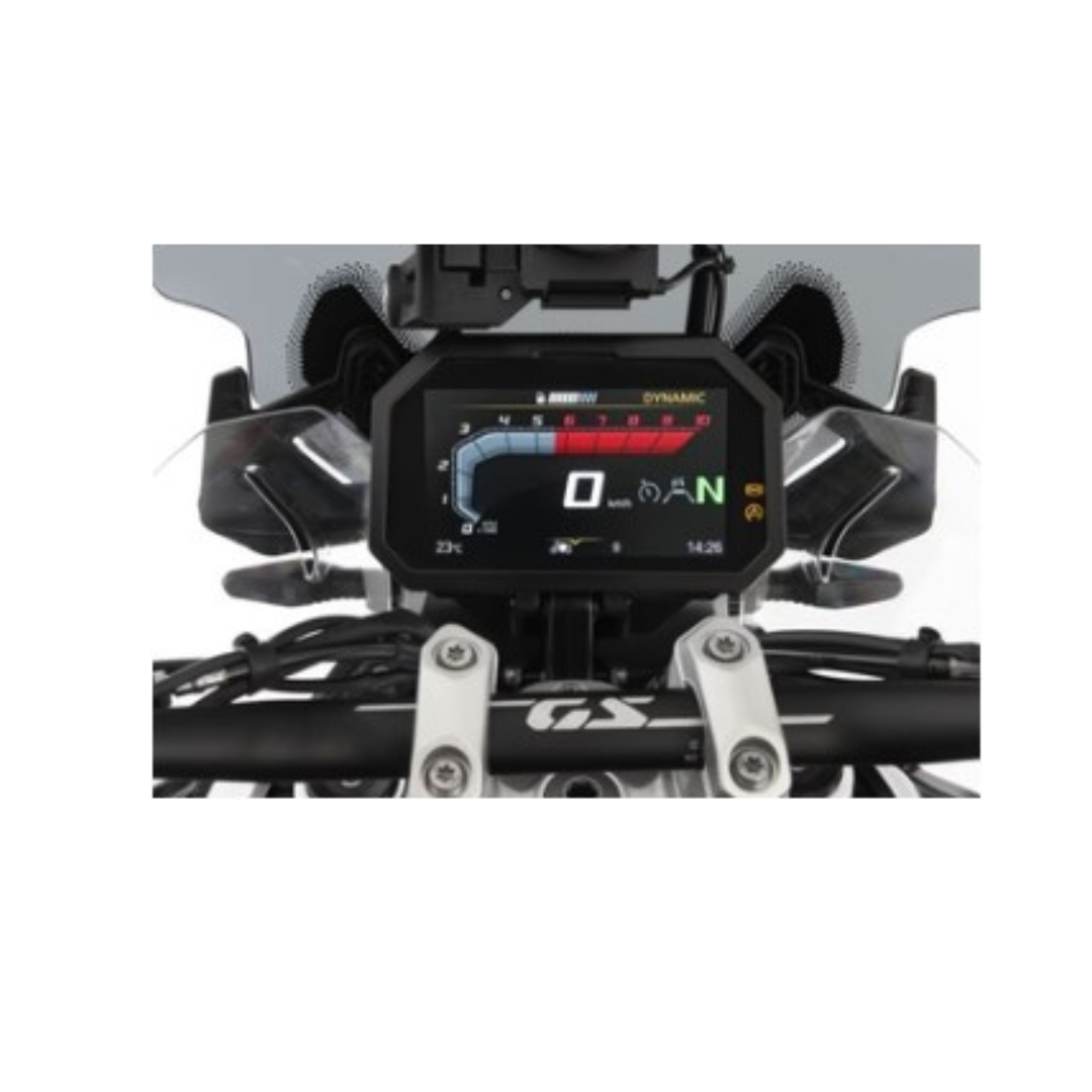 TFT Display Anti-Theft Protection with Sun Visor Preparation For BMW R1300GS/GSA-Wunderlich