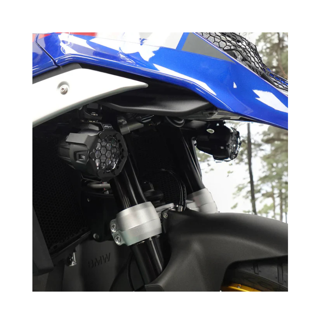 Spot light Guard For BMW R1300GS Triple Black-Evotech Performance