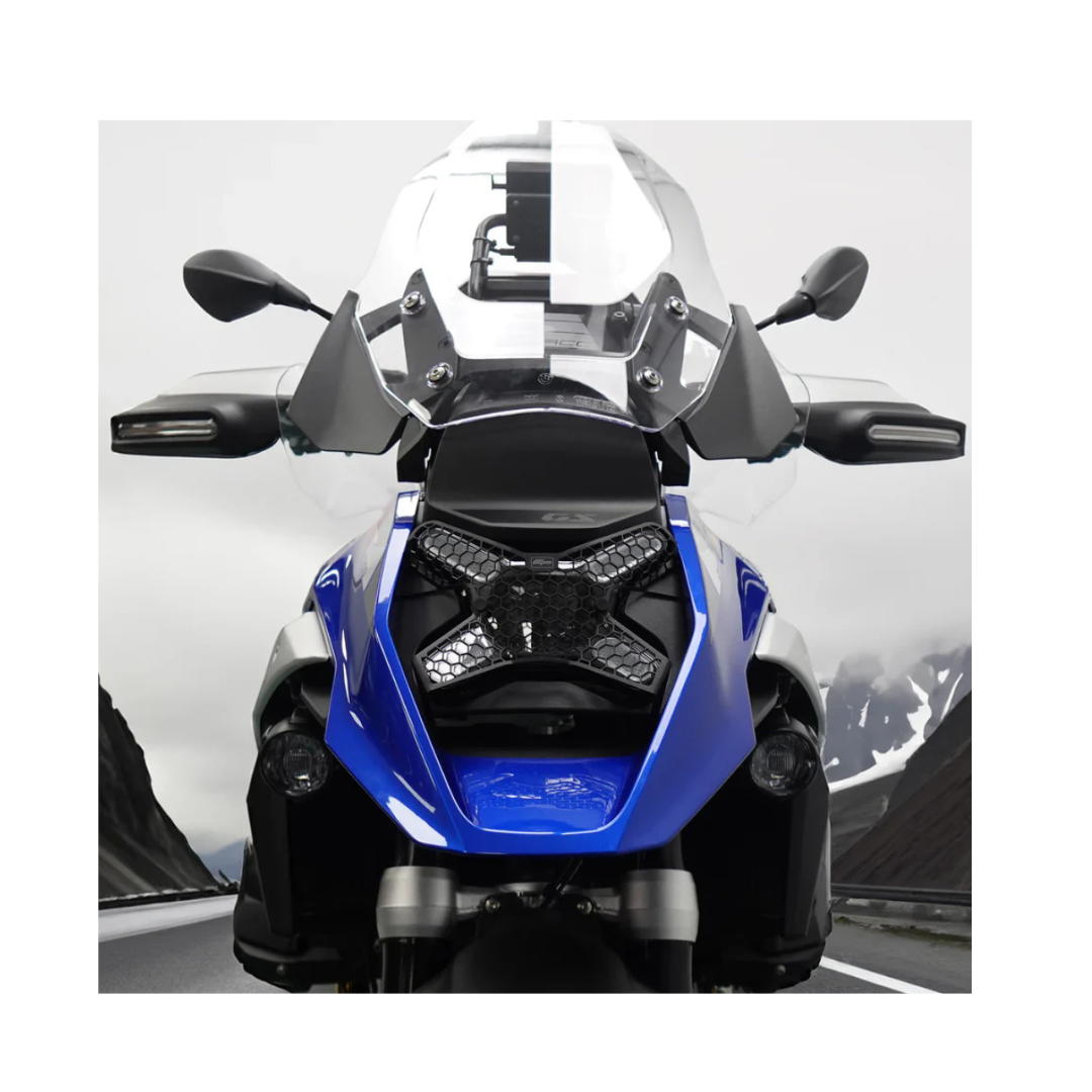 Headlight Guard For BMW R1300GS Triple Black -Evotech Performance