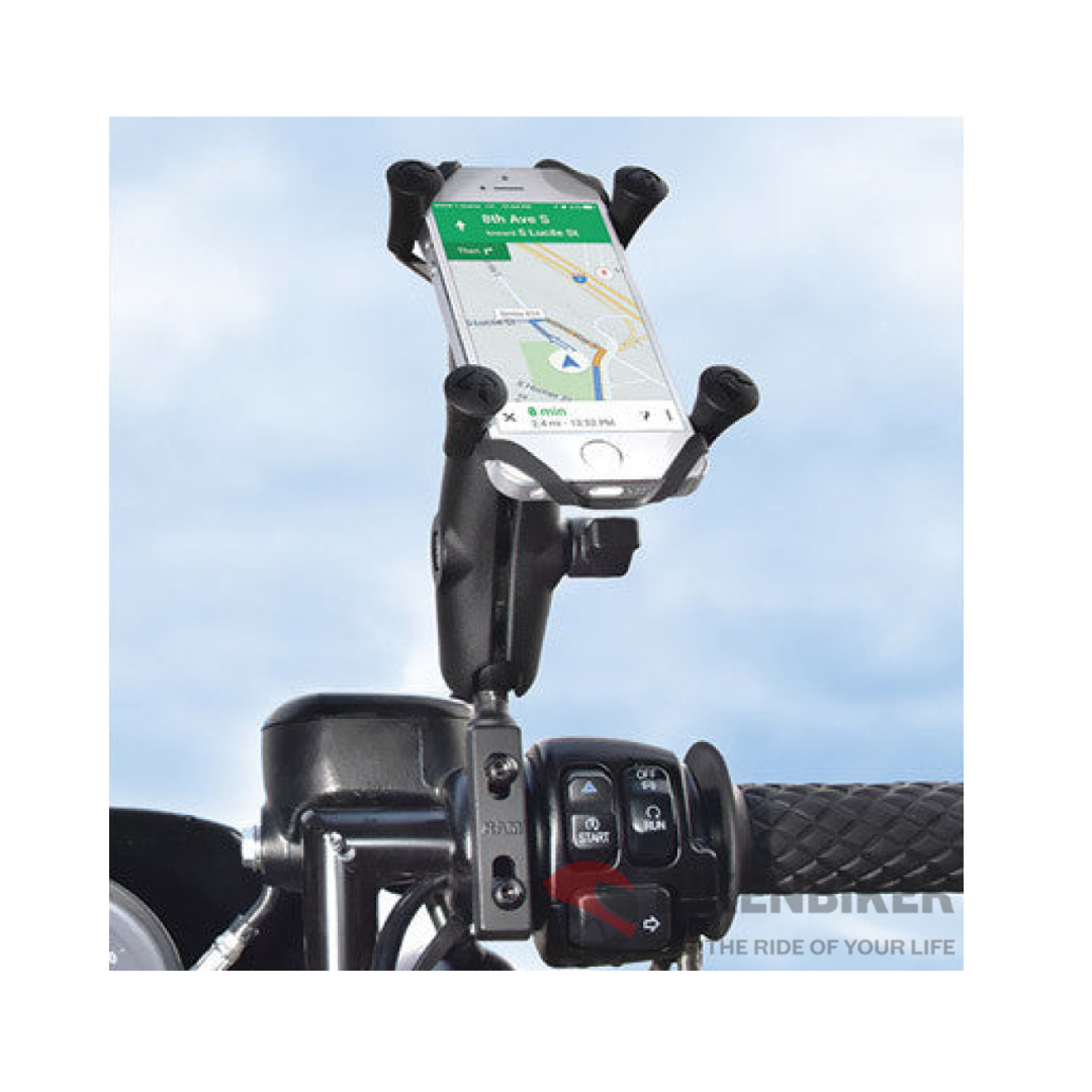 X-Grip® Large Phone Mount with Motorcycle Brake/Clutch Reservoir Base-Ram Mount