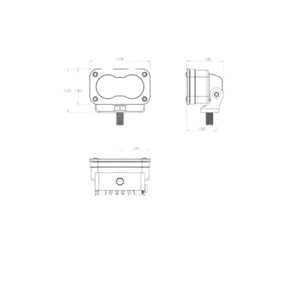 Aux Led S2 Pro 4900 Lumens White (Pair) Light-Baja Designs