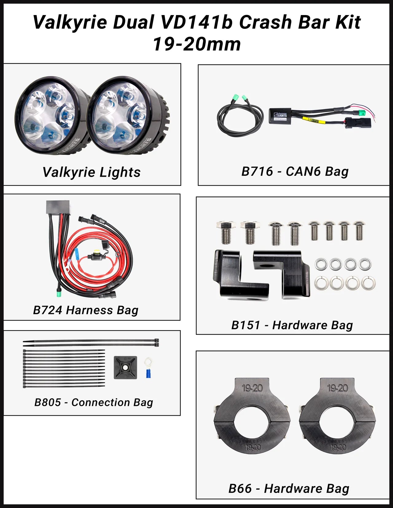 Valkyrie LED Auxiliary Light-Clearwater