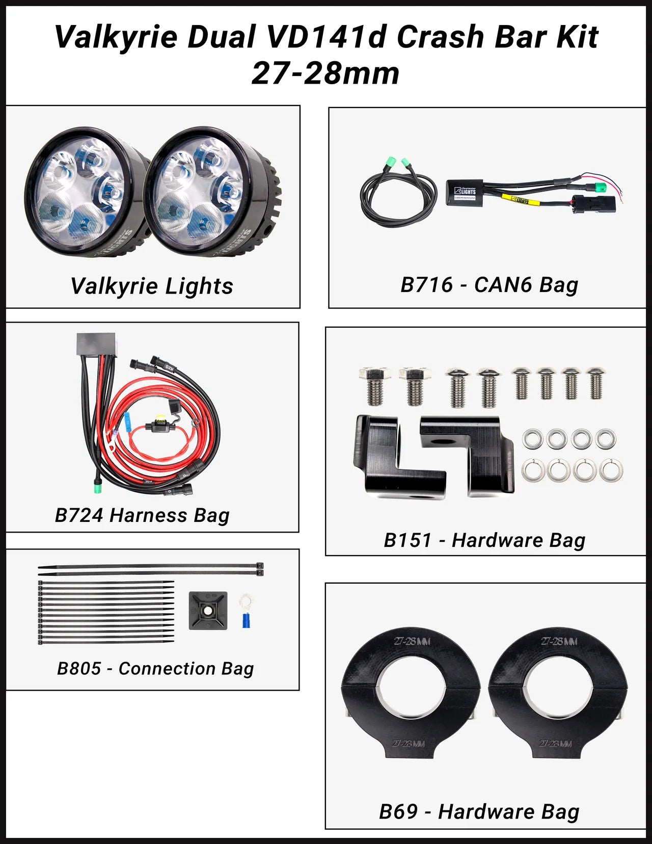 Valkyrie LED Auxiliary Light-Clearwater