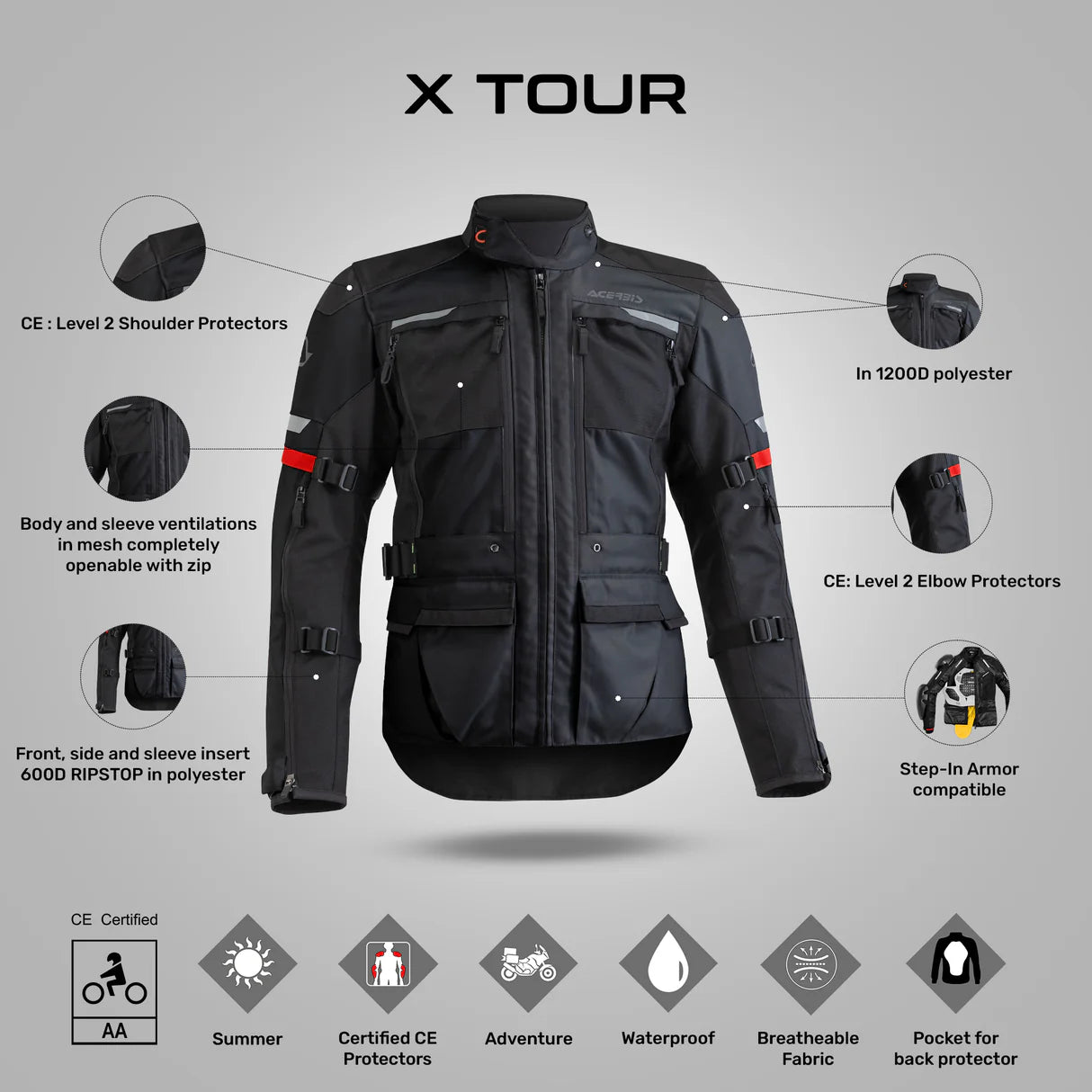 X-Tour Jacket - Acerbis