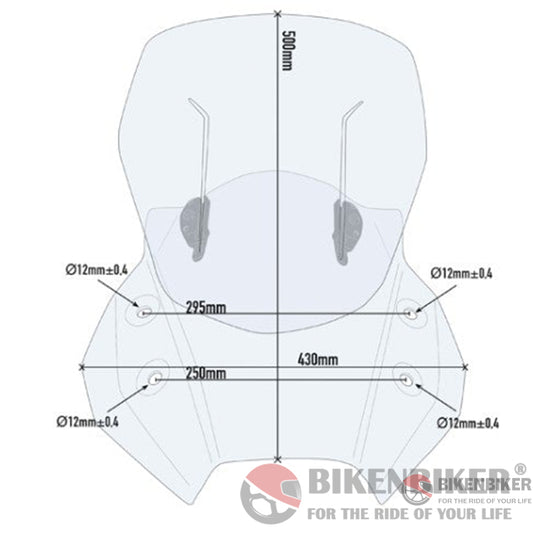 Airflow Windscreen - Suzuki Vstrom 650 Givi