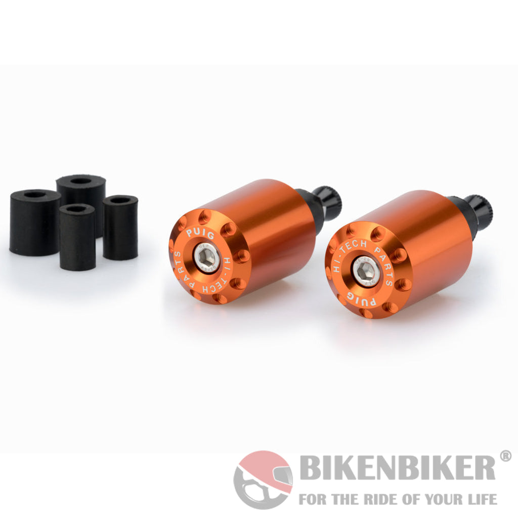 Bar Ends Longs For All Bikes-Puig Orange Bar Ends