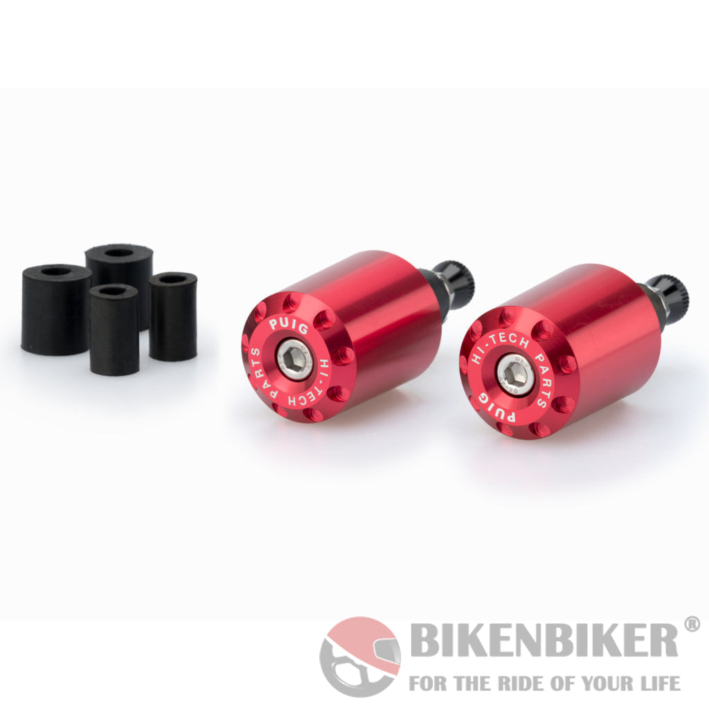 Bar Ends Longs For All Bikes-Puig Red Bar Ends