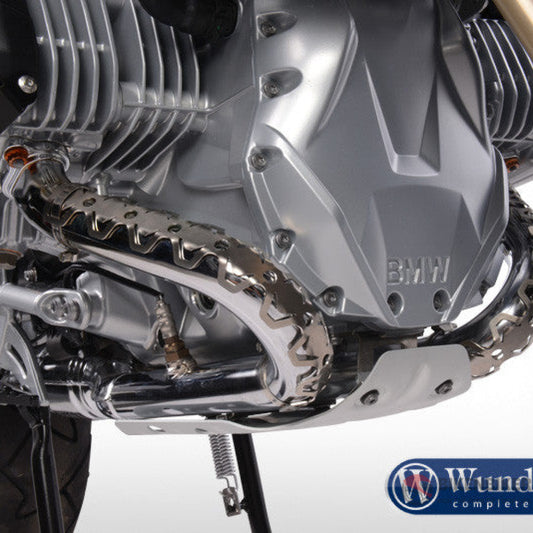 Header Pipe Protector "Dakar" (Silver) - Bike 'N' Biker