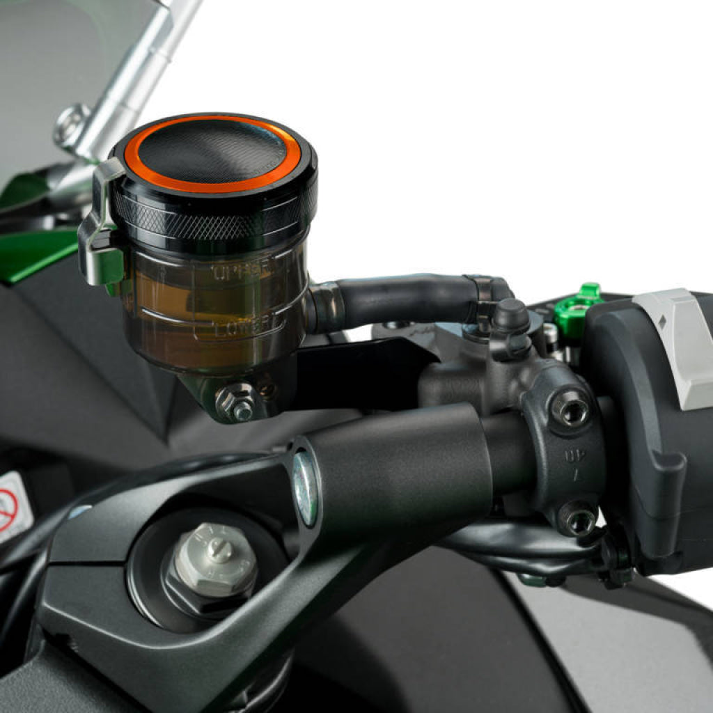 Brake Fluid Tank Cover - Kawasaki Ninja 1000 Sx Puig Orange Caliper