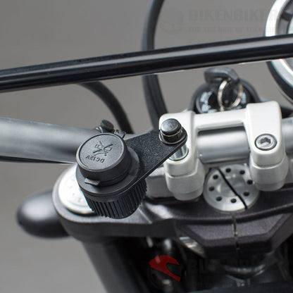 Cigarette Lighter Or Usb Outlet Bracket (For Handlebar Mount With M8 Screw) - Sw-Motech Electricals