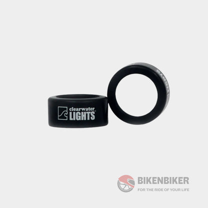 Clearwater Amber / Clear Caps (Pair) Auxiliary Lights