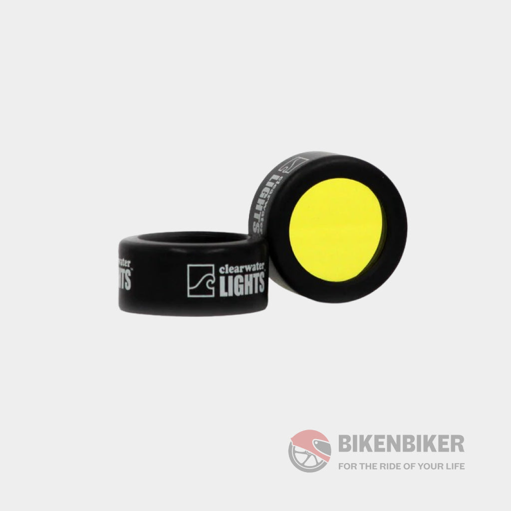 Clearwater Amber / Clear Caps (Pair) Auxiliary Lights