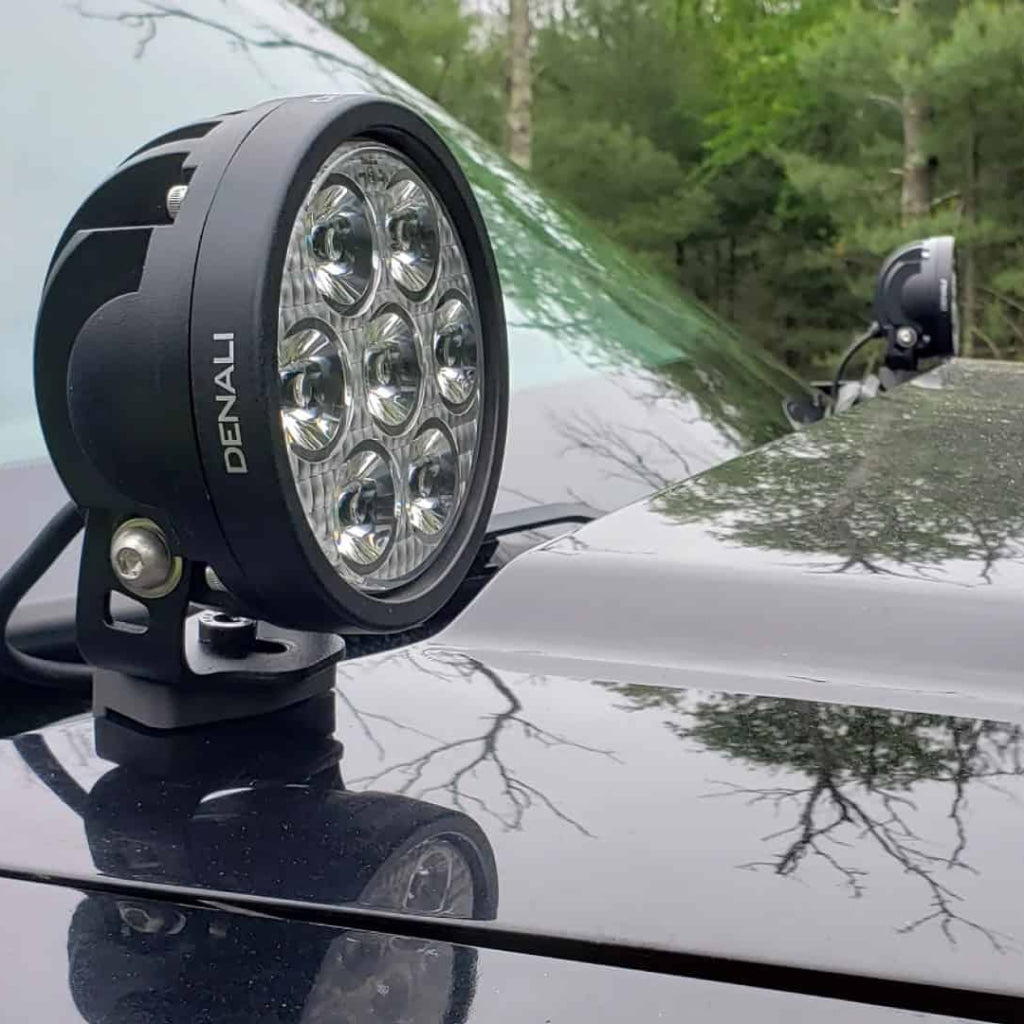 Denali Universal A-Pillar Light Mount – For 4 Wheelers Light Mount