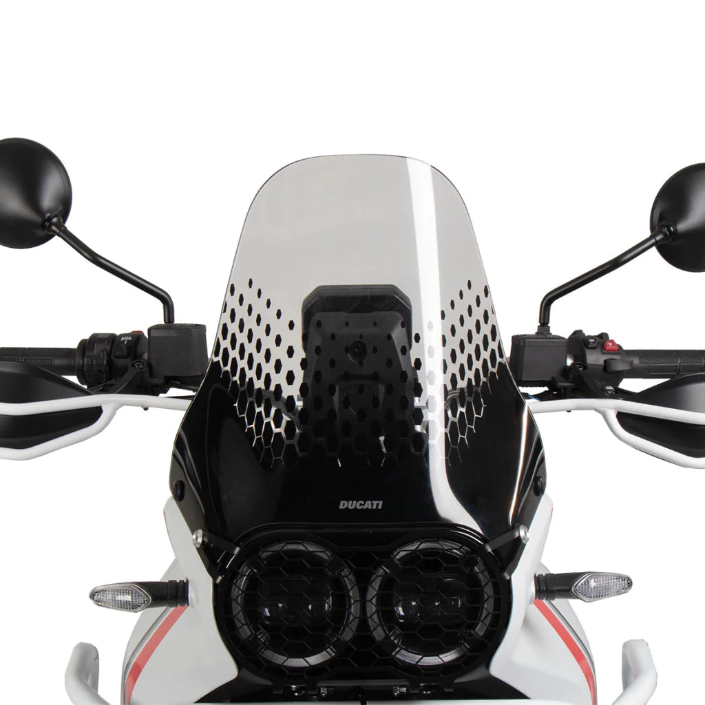 Ducati Desert X 2022+ Protection - Hand Guard Hepco & Becker White Guards