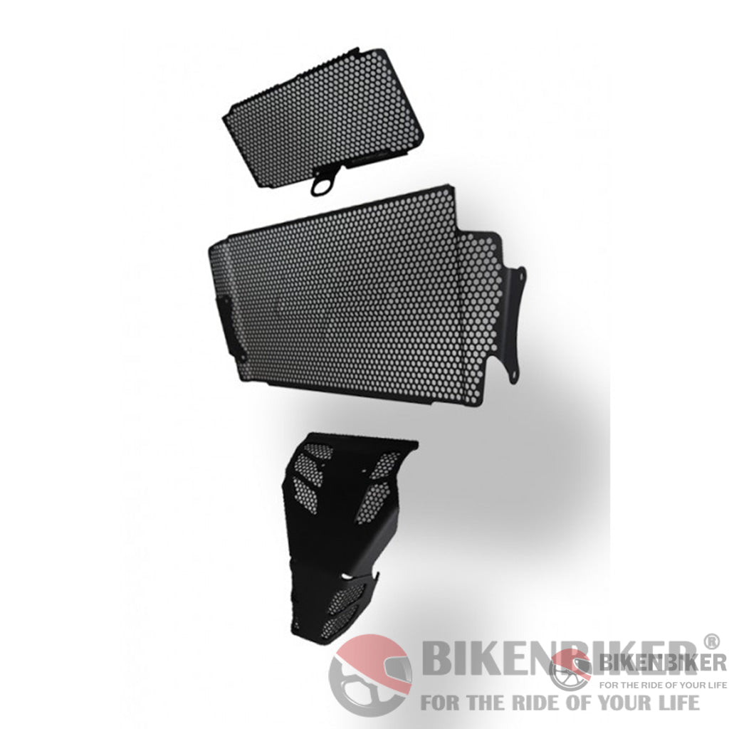 Ducati Multistrada 1200 S Radiator Oil Cooler And Engine Guard Set (2015 + ) - Evotech Performance
