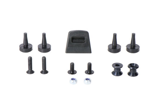 Adapter kit for ADVENTURE-RACK. For Givi/Kappa Monokey. Black-SW-Motech