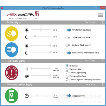 Harley Davidson Hex Ezcan Daytona Accessory Manager Accessories