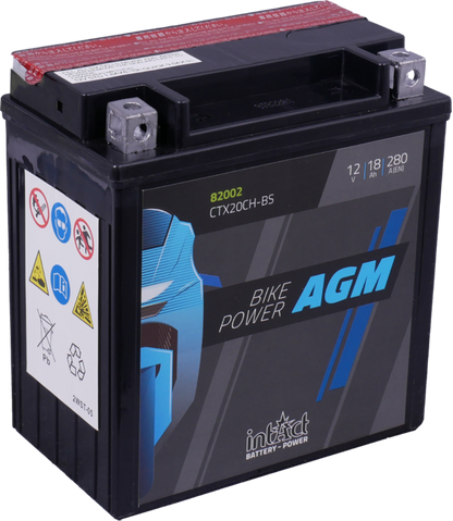 AGM Bike Battery YTX20CH-BS-Intact Battery-Power