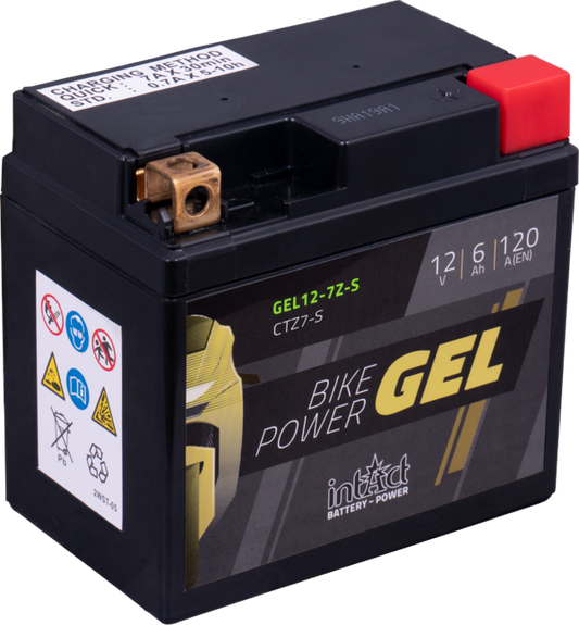 GEL Bike Battery YTZ7S -Intact Battery-Power