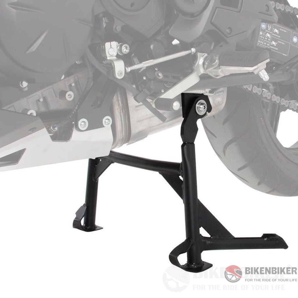 Kawasaki Versys 650 Ergonomics - Center Stand Hepco & Becker Accessories