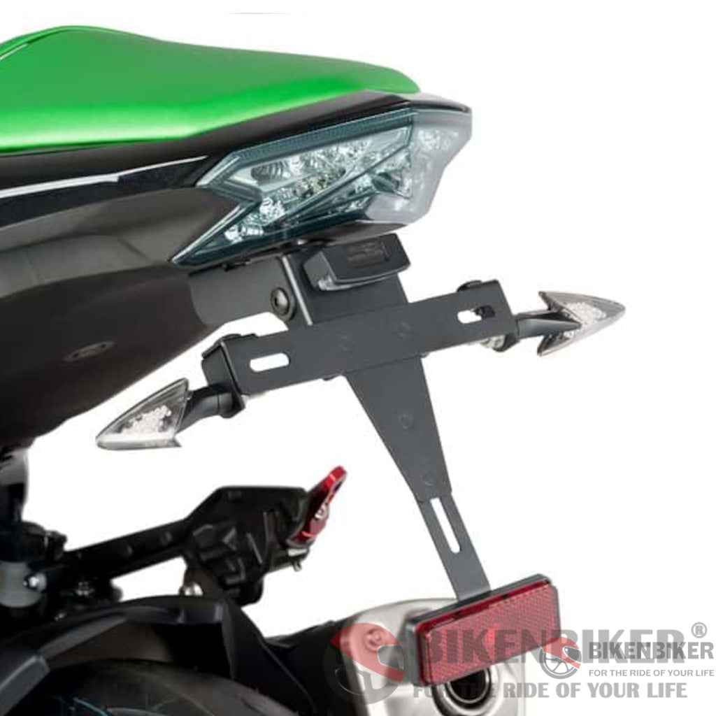 License Plate Holder For Kawasaki Z800 2013-Puig Vehicle Frames