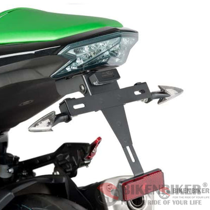 License Plate Holder For Kawasaki Z800 2013-Puig Vehicle Frames