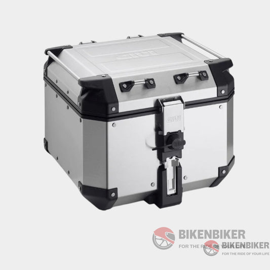 Monokey Trekker Outback 42L Silver Top Case - Givi Top Case