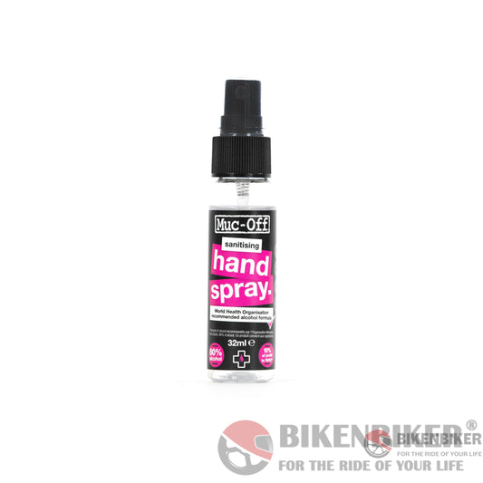 Muc-Off Antibacterial Sanitising Hand Spray - 32Ml Biker Care