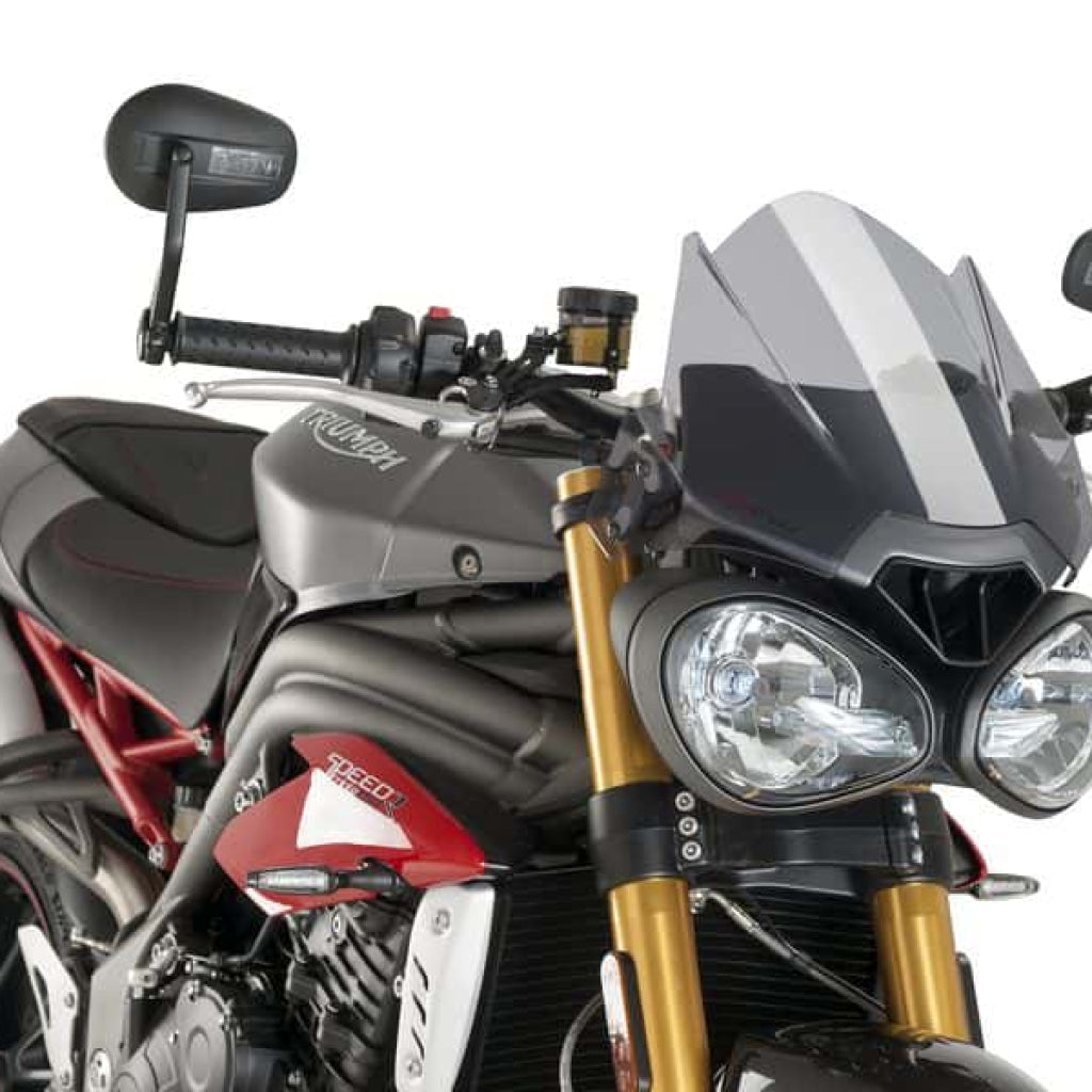 Naked New Generation Sport Windshield - Triumph Street Triple 765 R/Rs / Speed 1050 Puig Light