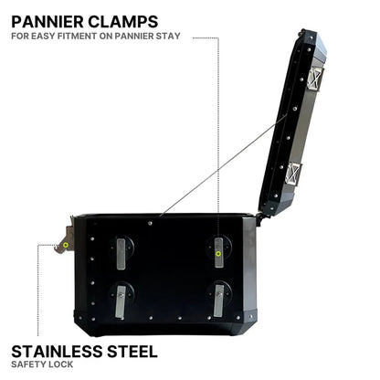Aluminium Panniers - 72L - Auto Engina