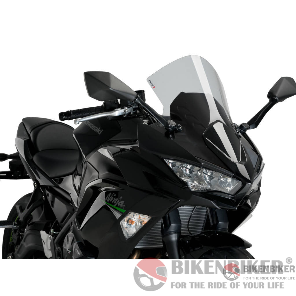 R-Racer Screen For Ninja 650 (2017+) - Puig Smoked Windscreen