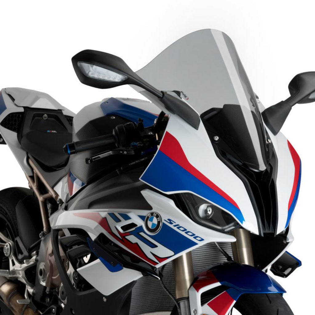 R-Racer Windscreen For Bmw S1000Rr (2019+) - Puig Smoke Windscreen