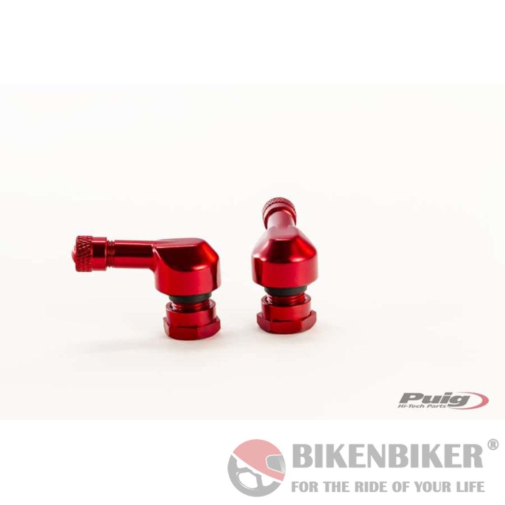 Race Valves For All Bikes-Puig 11Mm / Red Bike Tire