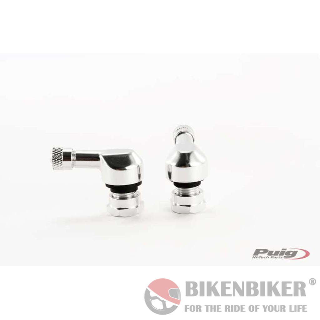 Race Valves For All Bikes-Puig 11Mm / Silver Bike Tire