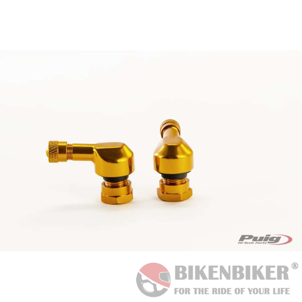 Race Valves For All Bikes-Puig 11Mm / Yellow Bike Tire
