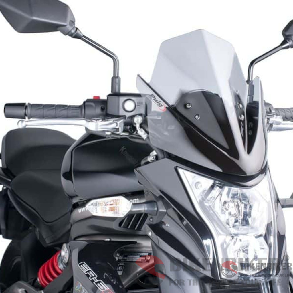 Racing Screen For Kawasaki Ninja 250R 2008-Puig Smoke Windscreen
