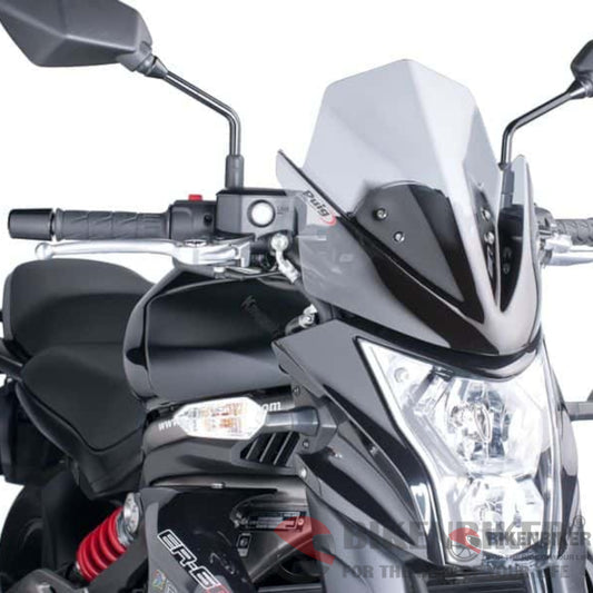 Racing Screen For Kawasaki Ninja 250R 2008-Puig Smoke Windscreen