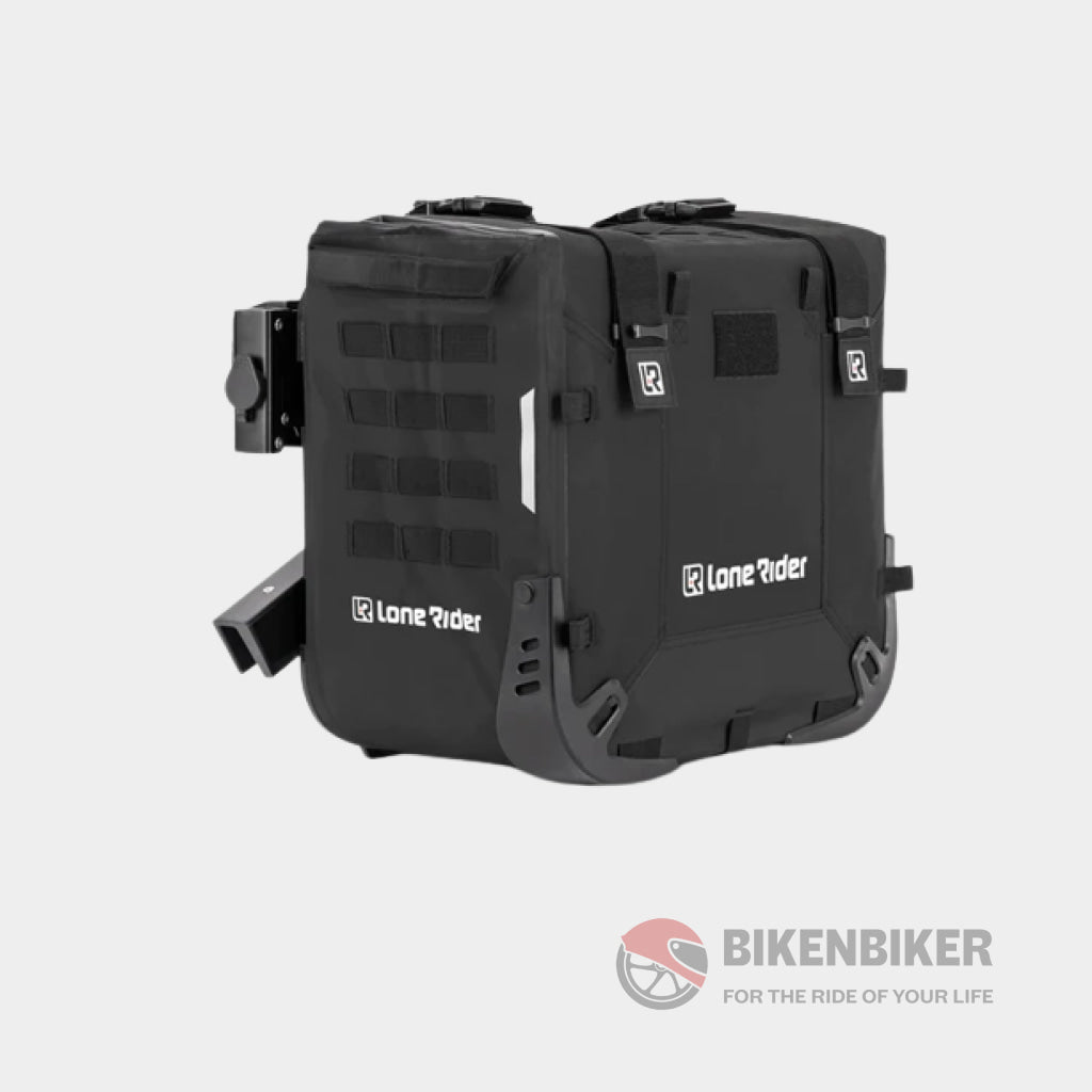 Rackless Motobags - Semi-Rigid Motorcycle Bags Lone Rider Saddlebags