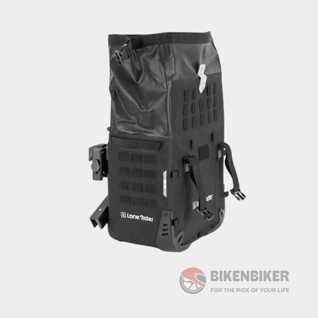Rackless Motobags - Semi-Rigid Motorcycle Bags Lone Rider Saddlebags