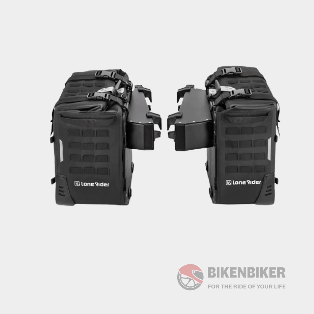 Rackless Motobags - Semi-Rigid Motorcycle Bags Lone Rider Saddlebags