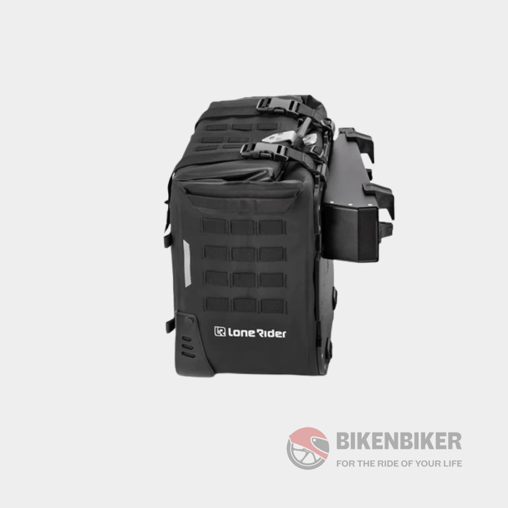 Rackless Motobags - Semi-Rigid Motorcycle Bags Lone Rider Saddlebags