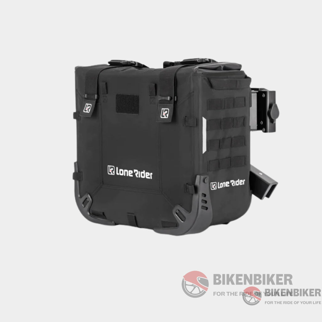 Rackless Motobags - Semi-Rigid Motorcycle Bags Lone Rider Saddlebags