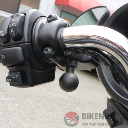 Ram Mounts Base - Mirror Post For Harley-Davidson Motorcycles Ram Accessory