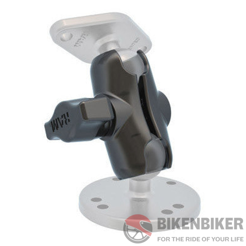 RAM Double Socket Arm SHORT 1" Ball ( 2.38" ) - Bike 'N' Biker