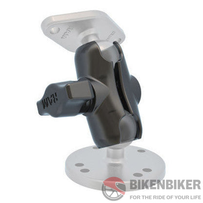 RAM Double Socket Arm SHORT 1" Ball ( 2.38" ) - Bike 'N' Biker